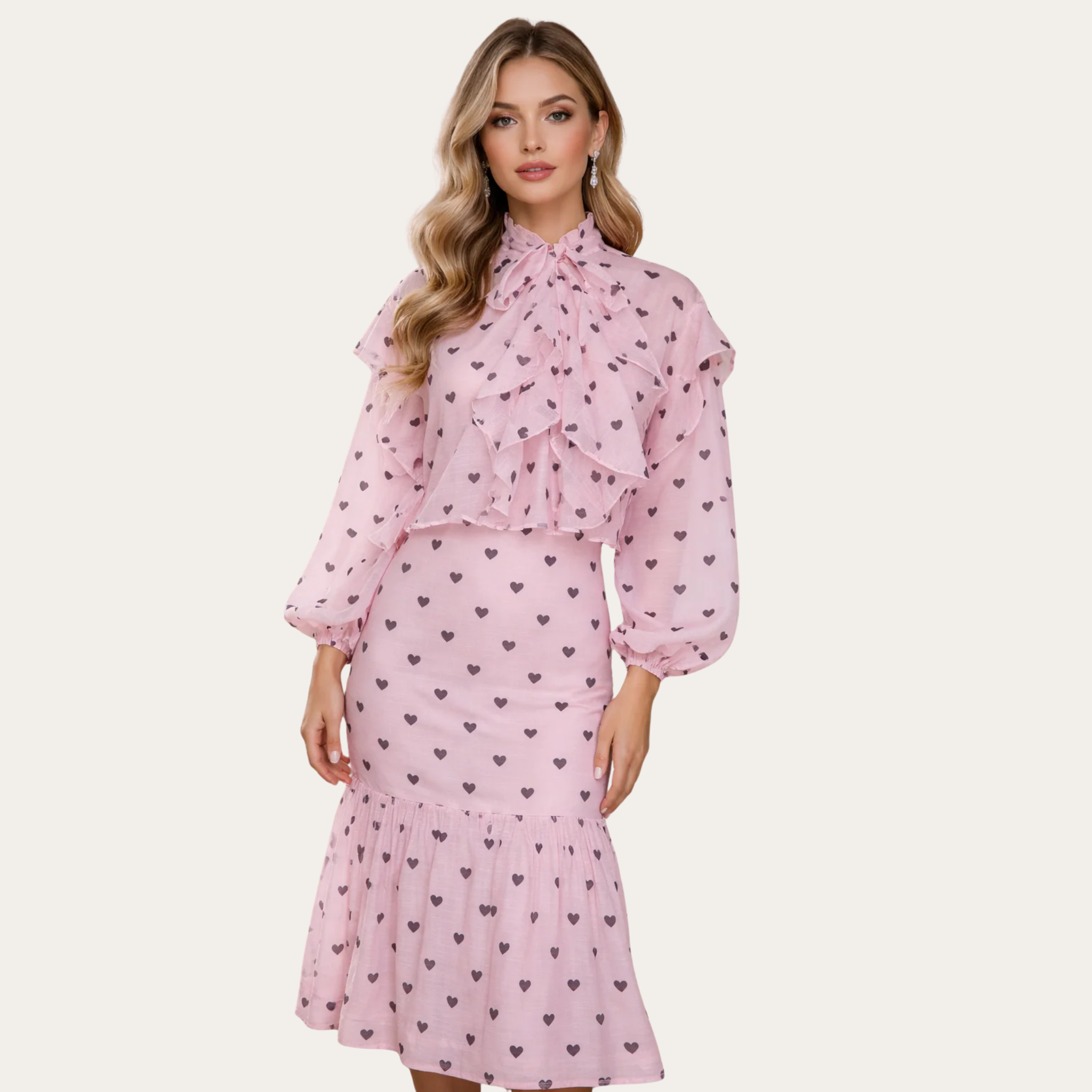 Marina Three-Piece Polkadot Set