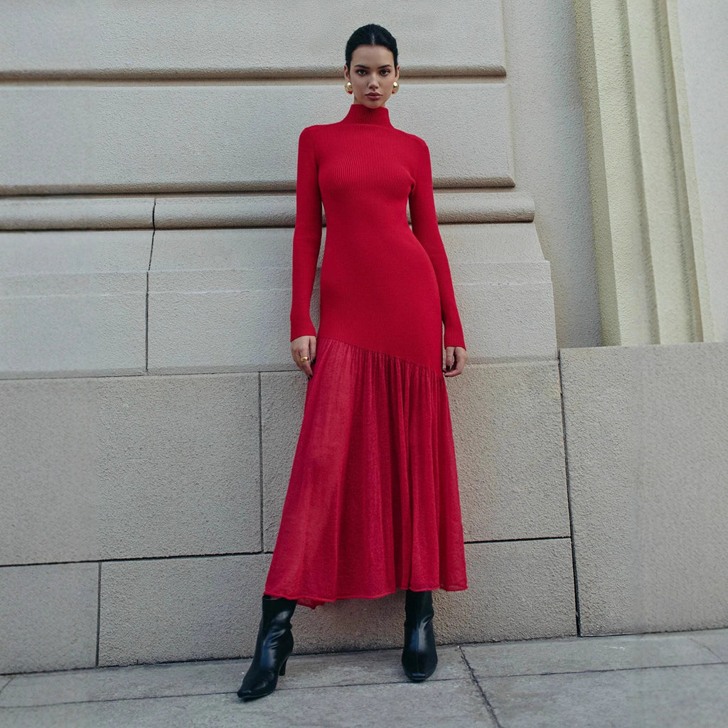 Dama Slim-fit Knit Dress