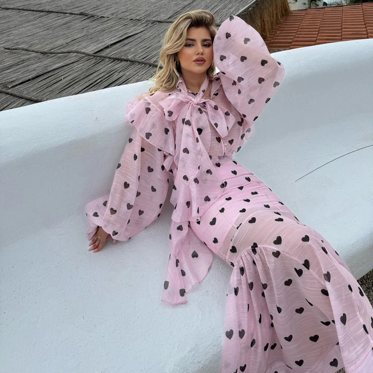 Marina Three-Piece Polkadot Set