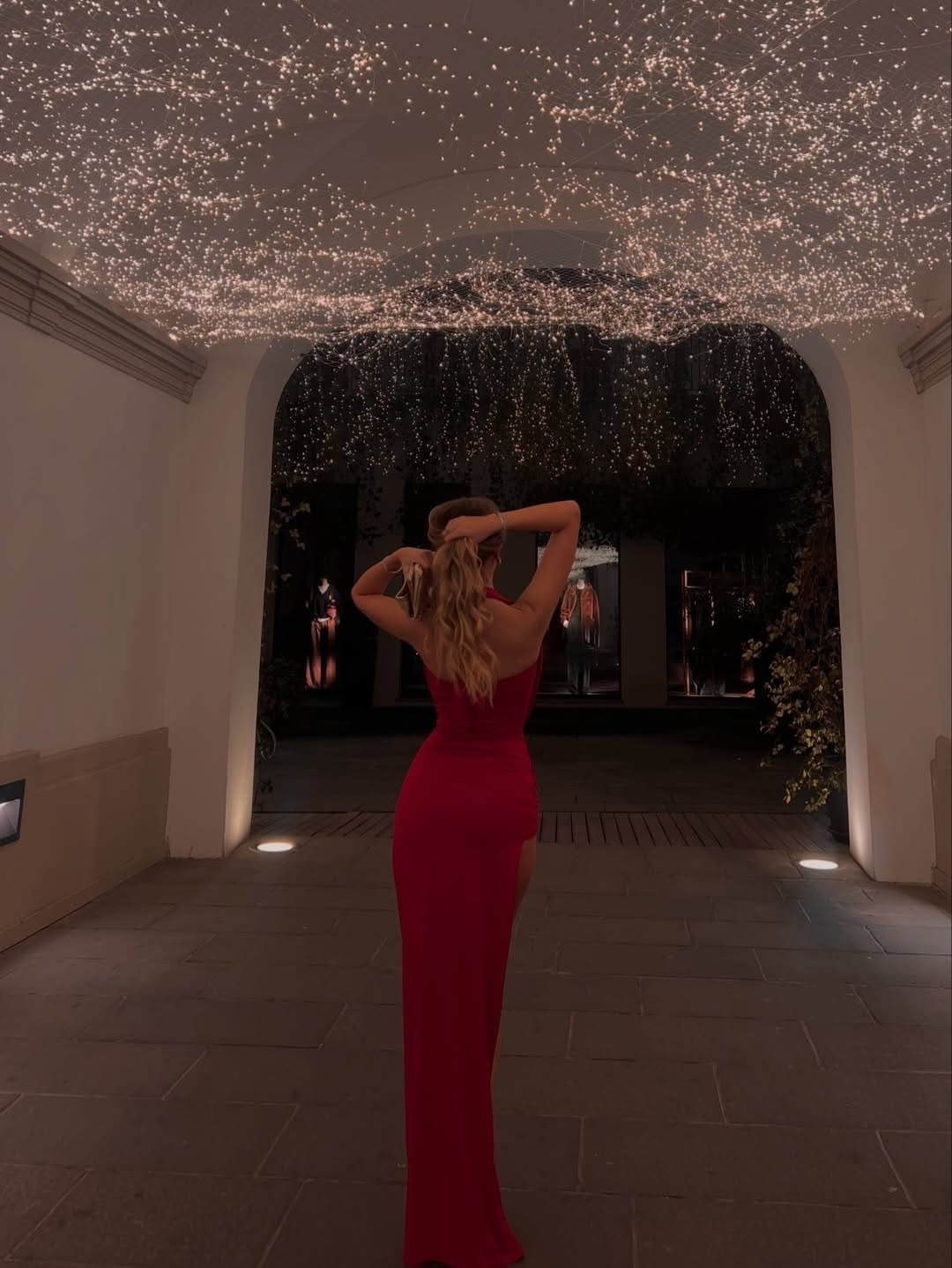 Nadia Elegant Halter Dress