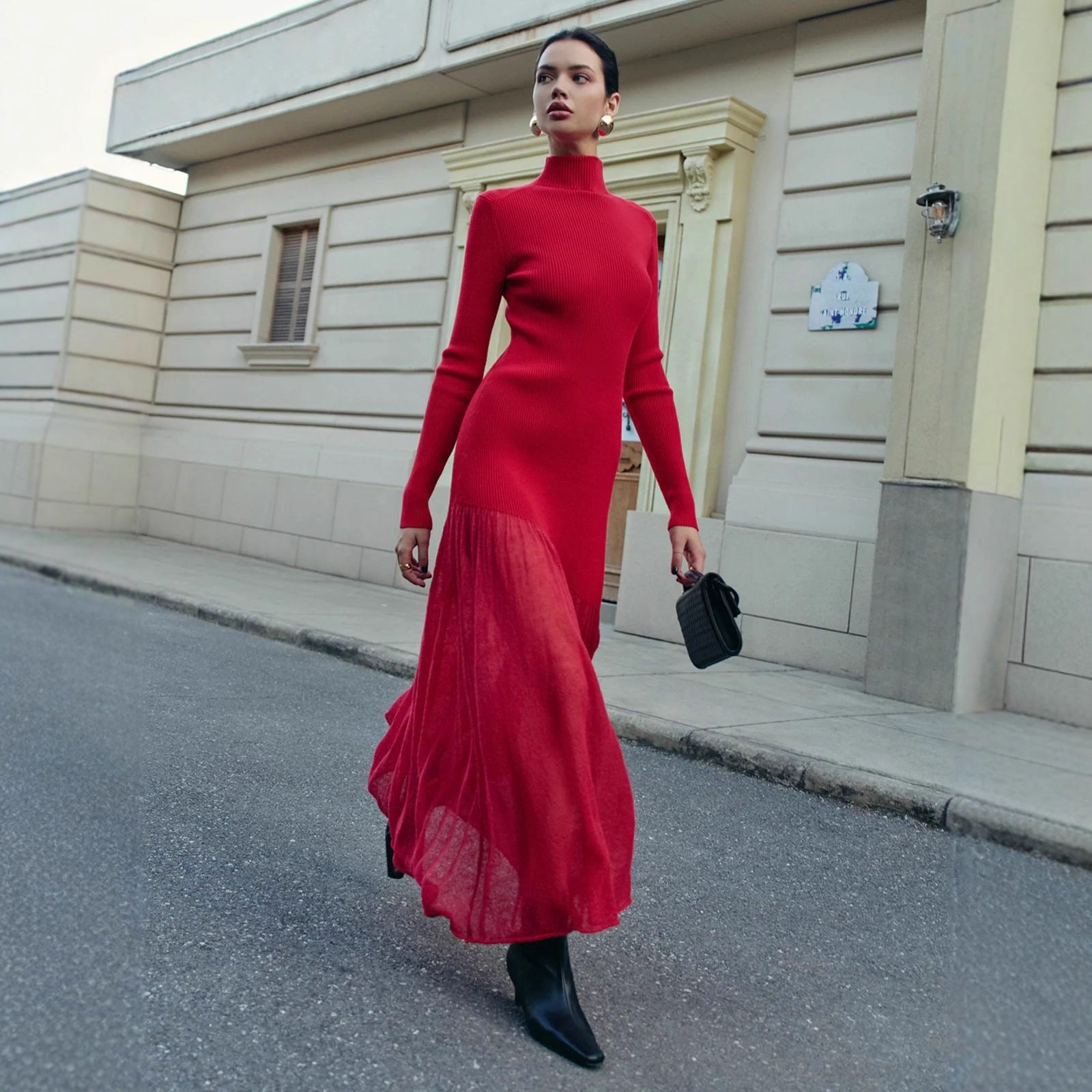 Dama Slim-fit Knit Dress