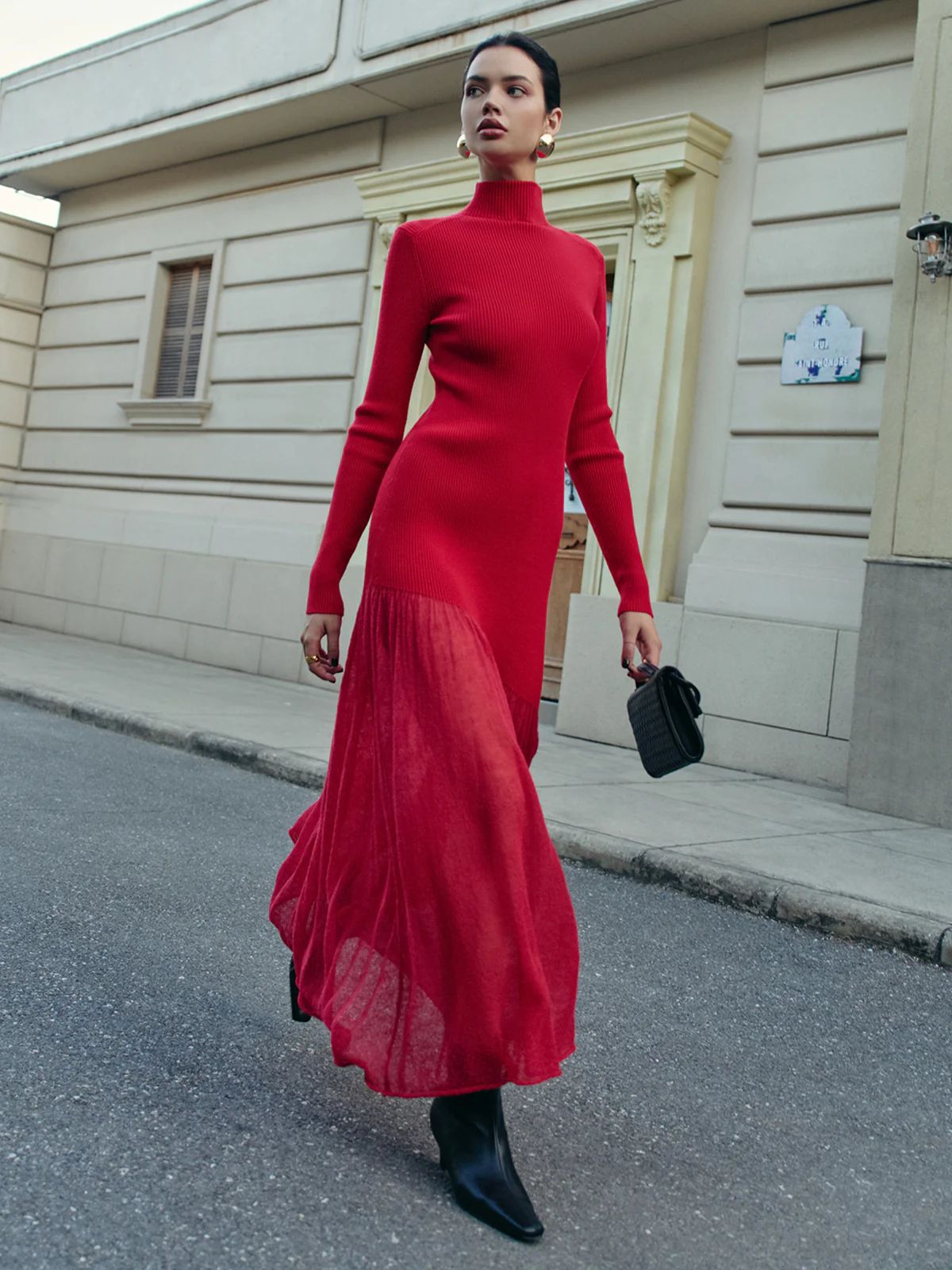 Dama Slim-fit Knit Dress