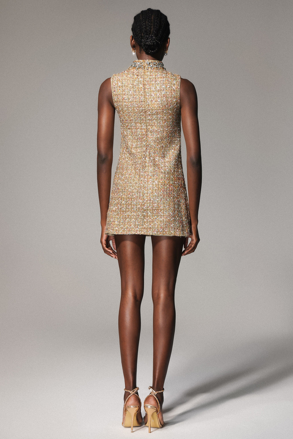 Bela Beaded Sleeveless Dress