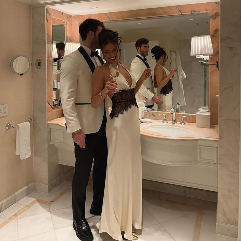 Maria Satin Sexy Dress