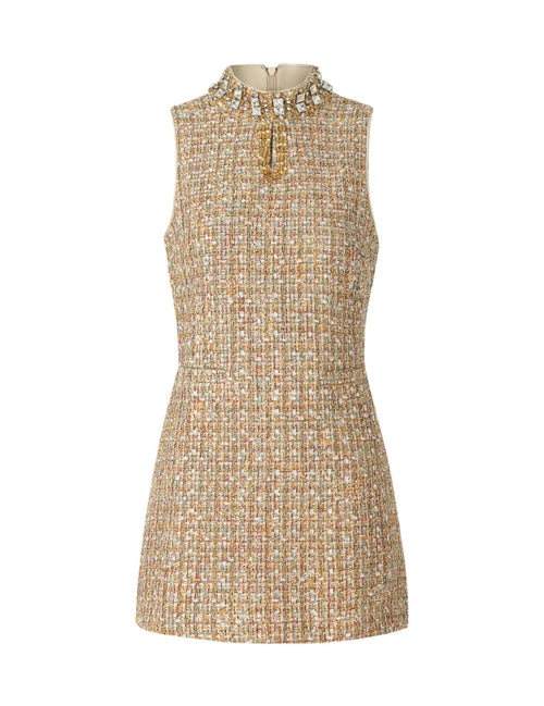 Bela Beaded Sleeveless Dress