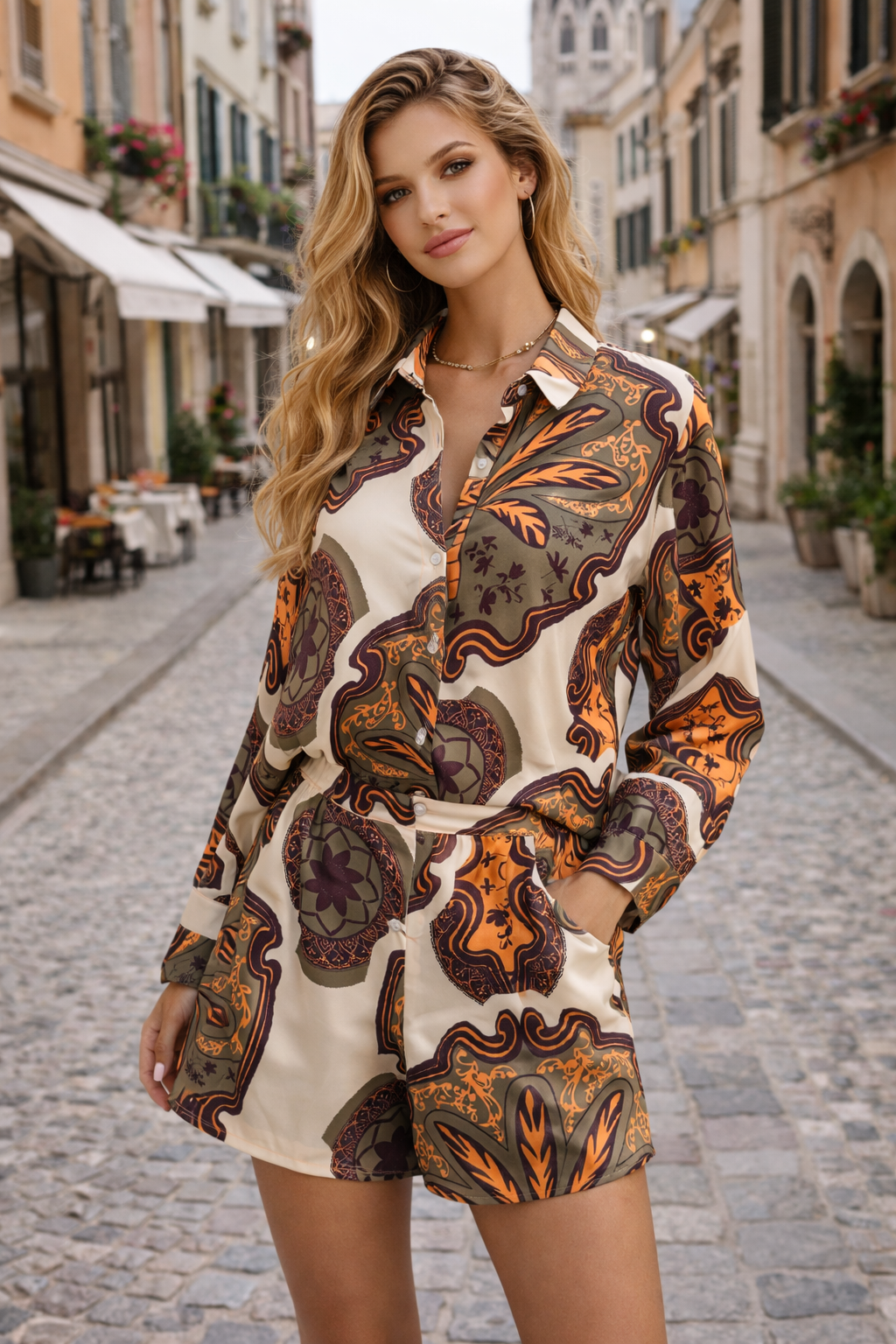 Diana Shorts Two-piece Set