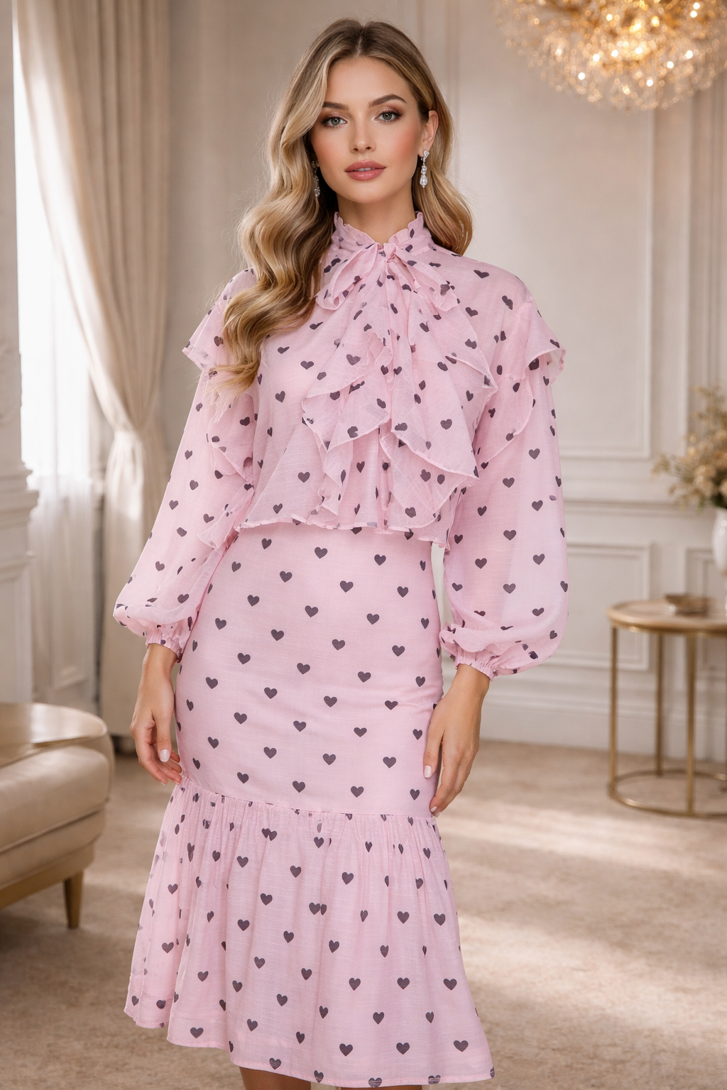 Marina Three-Piece Polkadot Set