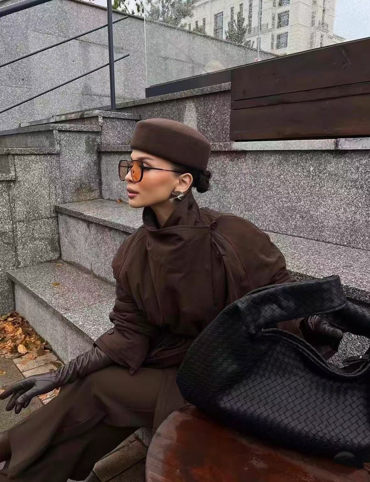 Beret French-style Wool Bucket Hat