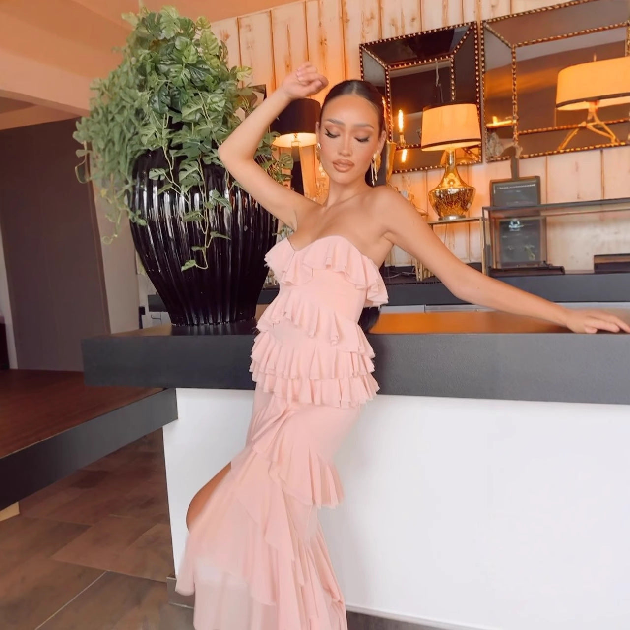 Pinky Selvedge Dress