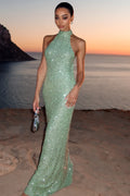 Mara Sequin Evening Dress