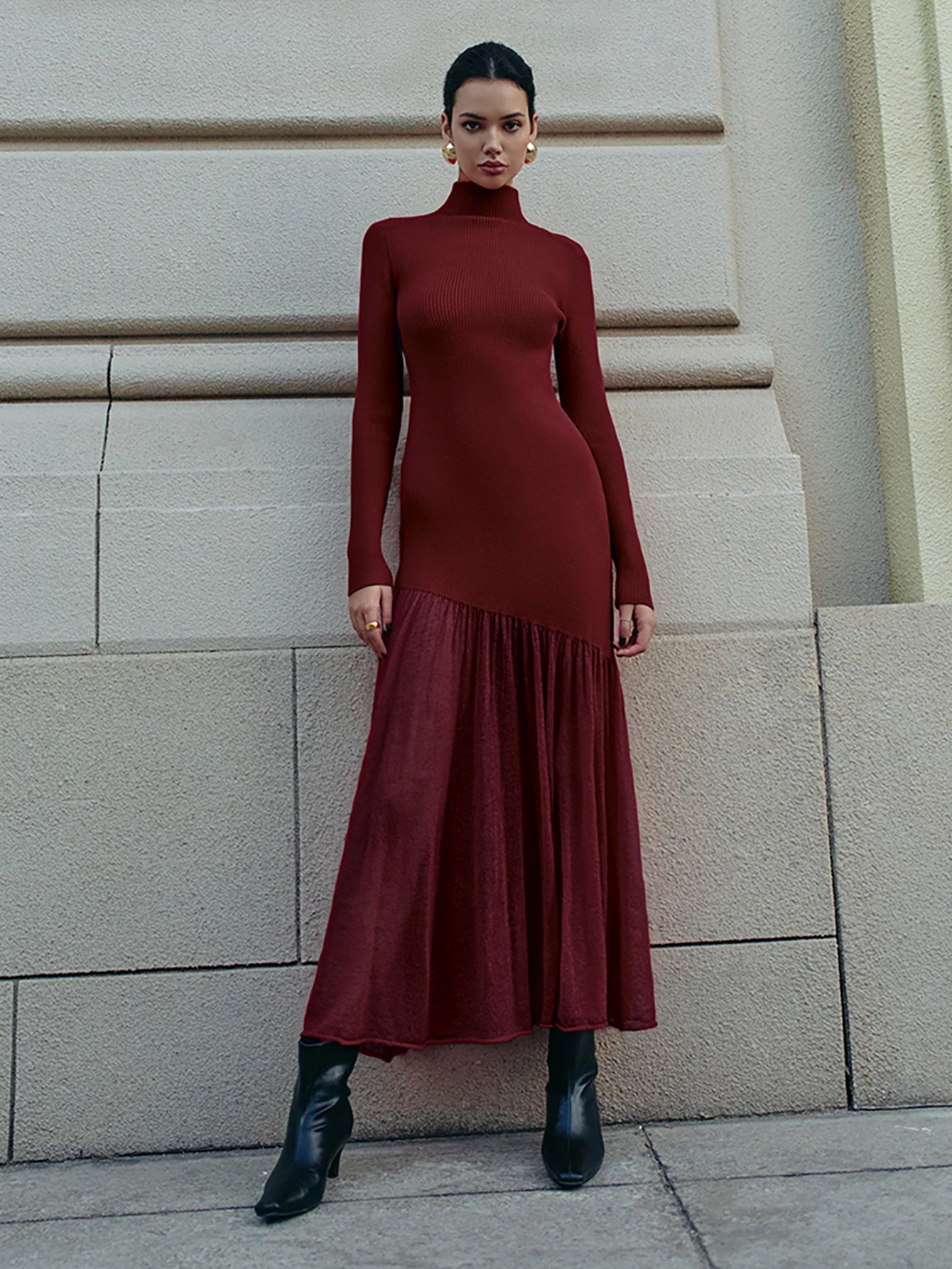 Dama Slim-fit Knit Dress