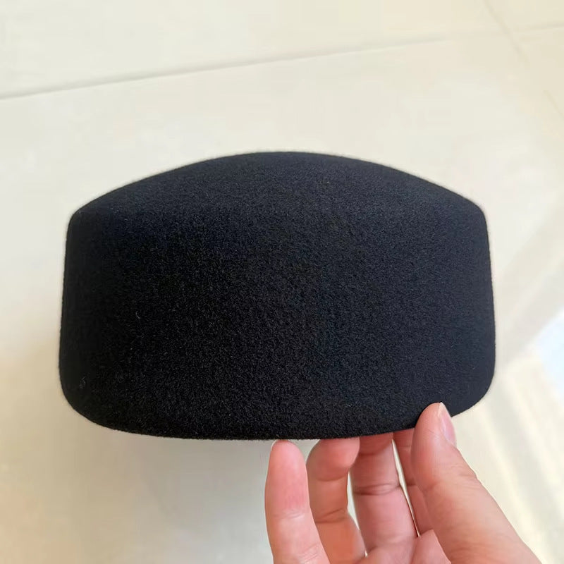 Beret French-style Wool Bucket Hat