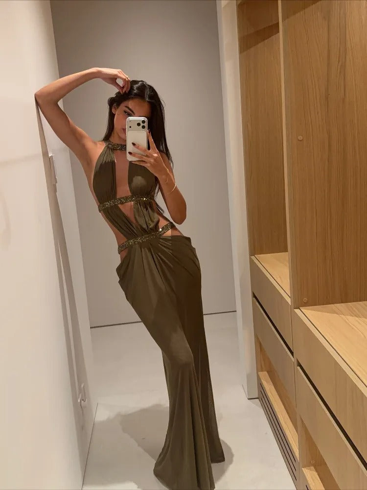 Hana Sexy Backless Dress