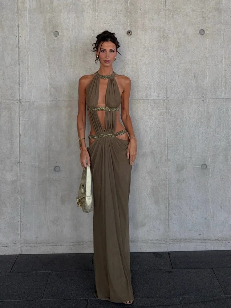 Hana Sexy Backless Dress