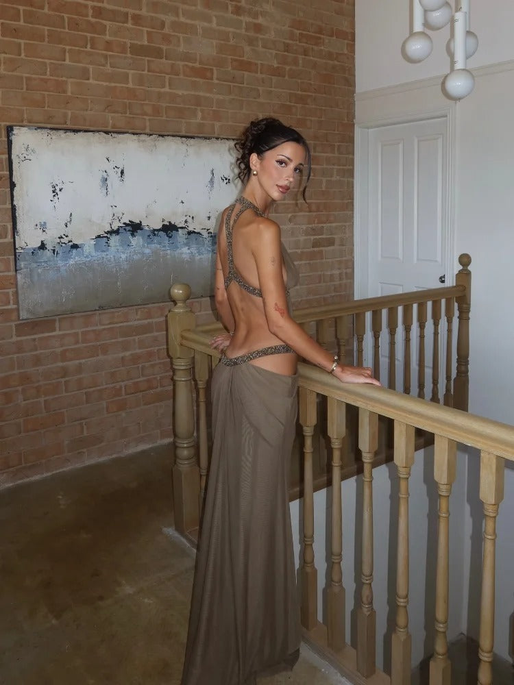 Hana Sexy Backless Dress